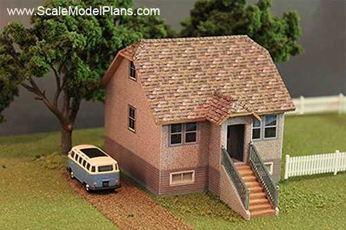 Cardstock model using Model Builder Software