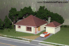 scratch building plans for model railway layout O scale HO scale OO scale N scale