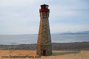 Gibraltar Point Lighthouse plans for model train layout