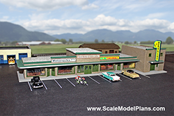 Shopping Mall scale model