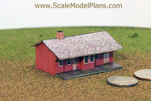  Z scale Central Ontario Railway Depot plans