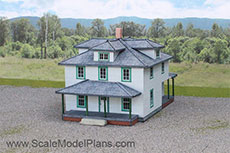 1900's Catalog House scratchbuilding plans