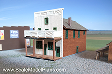 HO Scale hotel plans