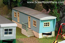 HO scale N scale model train building