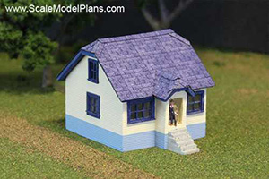 Z scale model railway structure plans