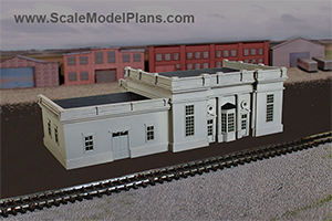 HO scale Monon depot