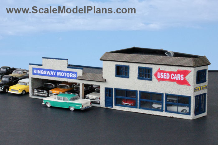 H O scale model train plans