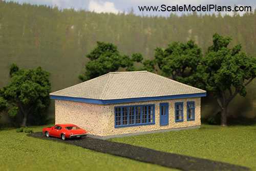 HO scalemodel building