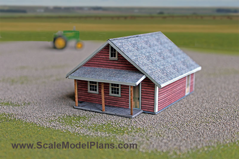 Model Railway Z Scale Farmhouse Plans