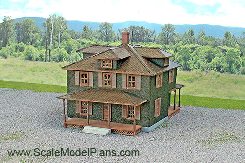 N Scale catalog house model train building