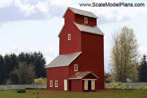 HO Scale Model Building: Alberta Wheat Pool Grain Elevator in HO Scale