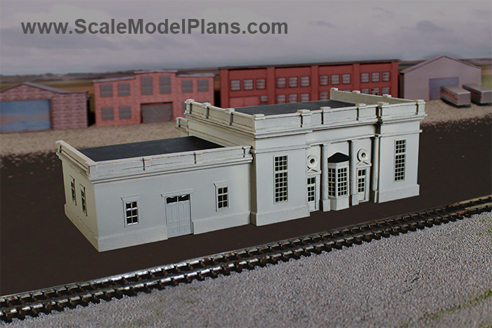Monon Railway Depot HO Scale Plans