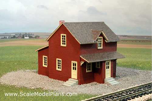 CNR section house HO scale