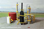 HO Scale model Oil Refinery
