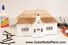 scratch build model railroad building