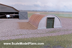 HO Scale Quonset Hut
